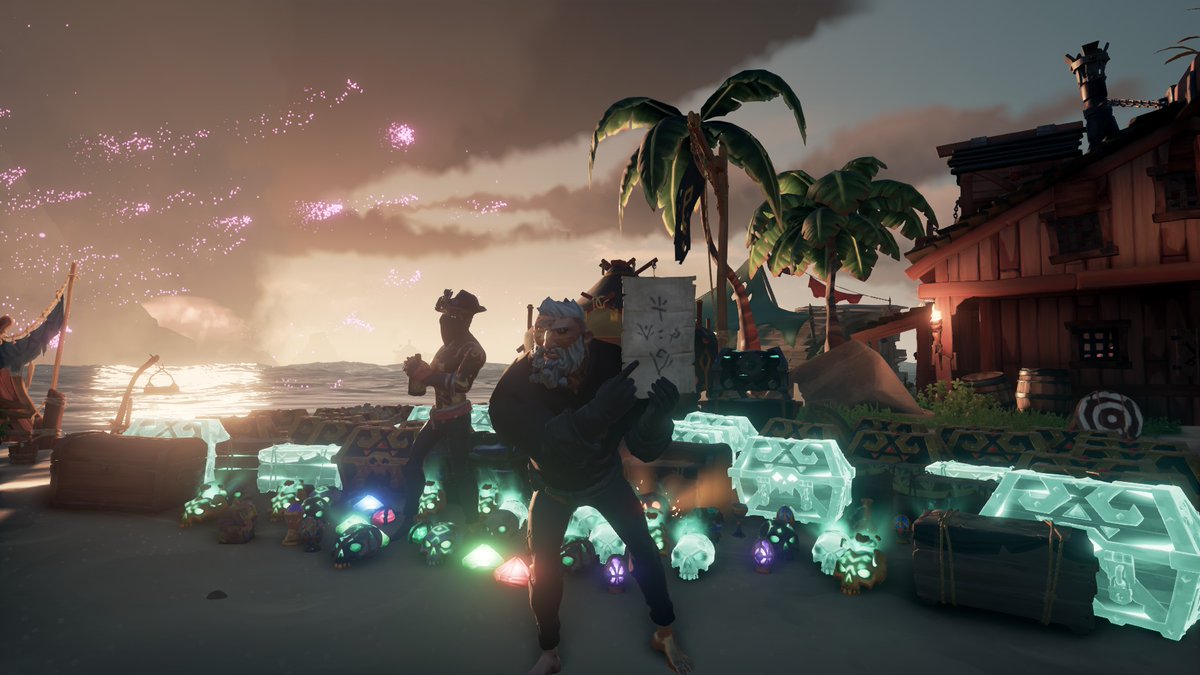 SmokeBeardTV's tweet photo. Crazy Night on the Seas, Happy Anniversary @SeaOfThieves To many more voyages on the seas!!! CHEERS! 

#SeaOfThieves 
#BeMorePirate 
#SoTShot 
#anniversary 
#birthdaysuit https://t.co/FfN9QGnnXn