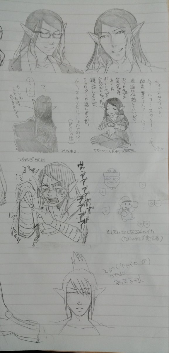 かなり前あいぱっど買う前の落描き🌵
マリメ実況#2のアーカイブ見てた 