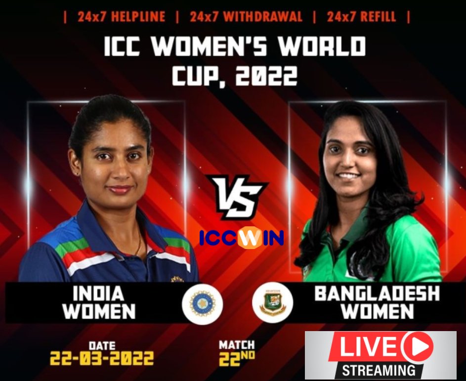 MostPlayApp's tweet photo. 🏆ICC WOMEN'S WORLD CUP 2022🏆
 
22nd Match

INDIA 🆚 BANGLADESH

Date: 22 March 2022, Tuesday

Predict &amp; Win 👉 https://t.co/AbnSNKWWIZ 👈

Watch Free Live streaming Now 🔥🔥

#india #bangladesh #icc  #ICCWIN #ICC #iccwin #INDvBAN https://t.co/bgGcsnWIDG