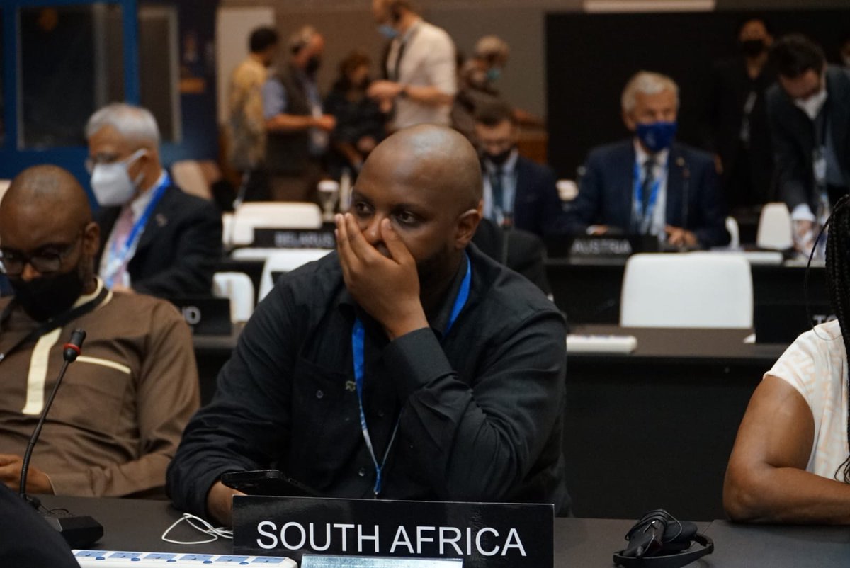 ParliamentofRSA's tweet photo. Chief Whip of the EFF Hon @FloydShivambu, part of the high-level parliamentary delegation to the 144th Assembly of the Inter-Parliamentary Union #IPU144 currently underway in Indonesia, is participating in the sitting of the General Assembly this morning https://t.co/scYI3c0UMP