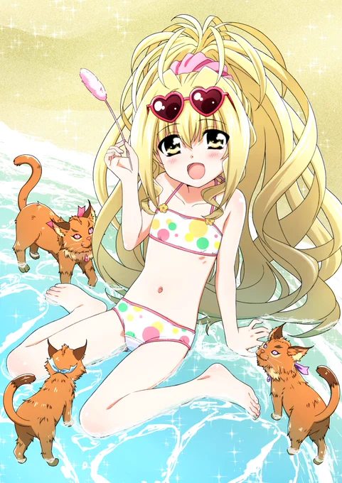 雪がうれしいから1枚脱ぐユーリ
子供水着がかきたかった

#なのは
#nanoha 