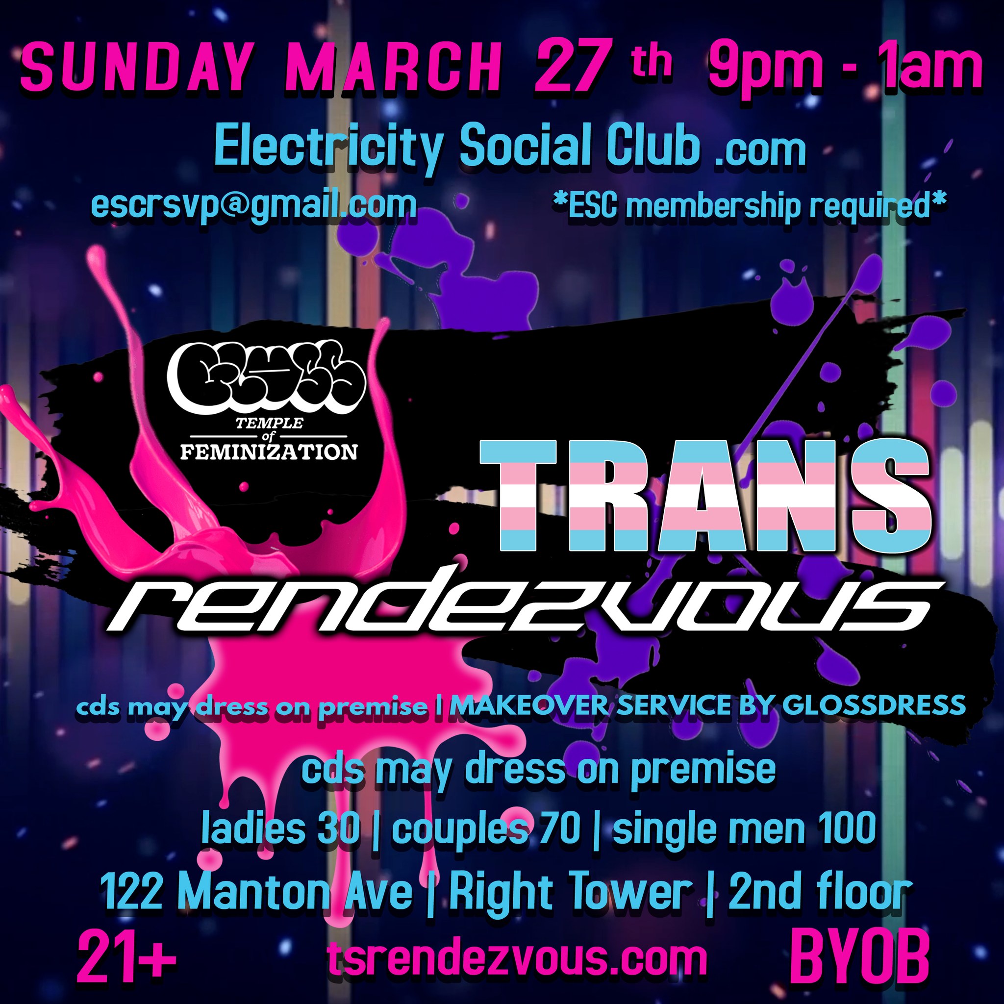 Electricity Social Club on Twitter "THIS SUNDAY 03/27 FROM 9P1A https