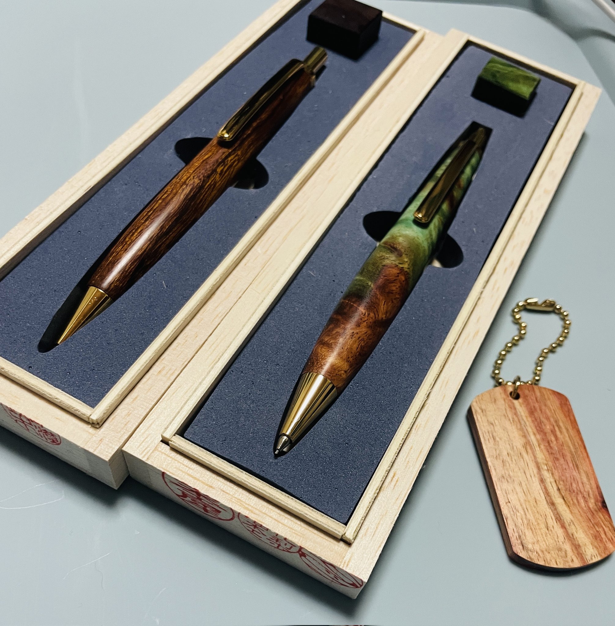 本紫檀 シャープペン 0.5mm 金杢犀 木軸