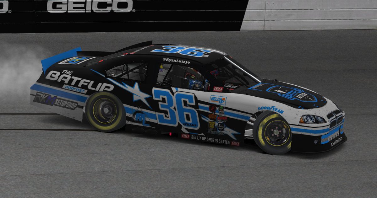 RHammer36's tweet photo. REDEMPTION!!! Won @ERacingSCA at Richmond!!!! We finished p2 here last year points racing this season we got it done!! Boy this one feels good!!! Thanks to @BatFlipPodcast @RyanKuhnRacing @BellyUpSports lets go turn this season around!!! #Back2Back https://t.co/43L5uno1Zj