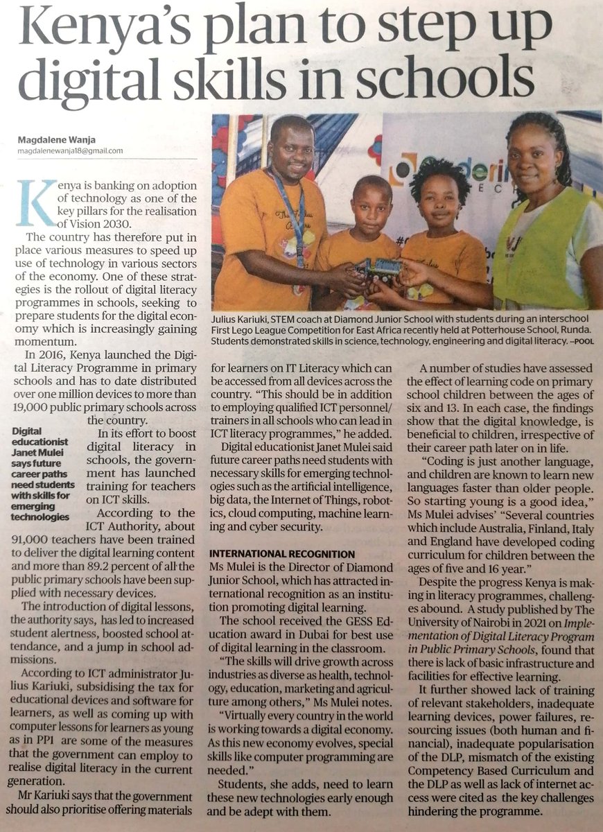 Digital learning is the next big thing in Kenya.<a href="/MerishawSchool/">Merishaw School</a>  we are prepared and ready to join others in setting the standards here in Kenya and even internationally.
<a href="/BD_Africa/">BusinessDaily</a>
#Merishawschool
#homeoftheboychild
#empoweringtheboychild

merishawschool.com