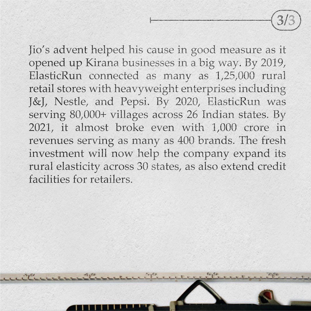 yessecurities's tweet image. ElasticRun: A one-of-a-kind Unicorn sprint
.
.
.
.
Disclaimer: bit.ly/3543VUw

#Unicorn #Elastic #ElasticRun #Fintech #Pune #HealthTech #Ecommerce #B2B #B2C #Platform #FMCG #Business #Businessman #CurrentTrends