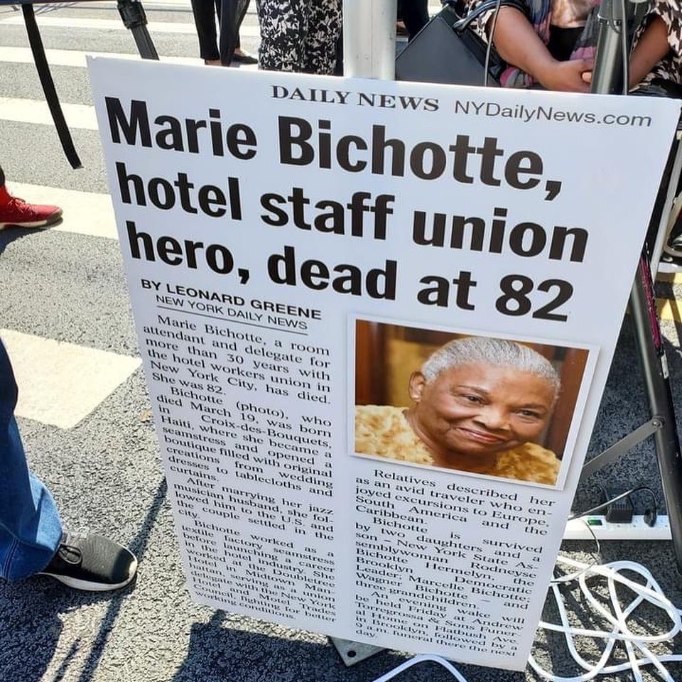 HAC_US's tweet photo. It was an honor for us to stand with @NYSBichotteHerm at the Street Co-Naming (Farragut Road) for mom, Marie Andrée Bichotte Way. This was truly a celebration of life and legacy of a women who helped so many in her community. #HERstorymonth @mjpdstudio https://t.co/vQ5O7ItDvY