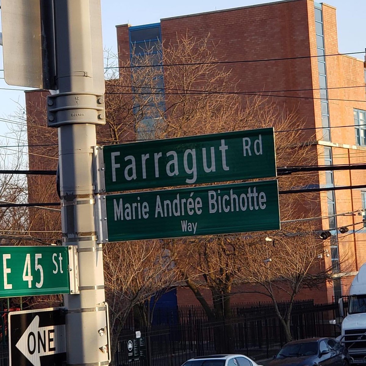 HAC_US's tweet photo. It was an honor for us to stand with @NYSBichotteHerm at the Street Co-Naming (Farragut Road) for mom, Marie Andrée Bichotte Way. This was truly a celebration of life and legacy of a women who helped so many in her community. #HERstorymonth @mjpdstudio https://t.co/vQ5O7ItDvY