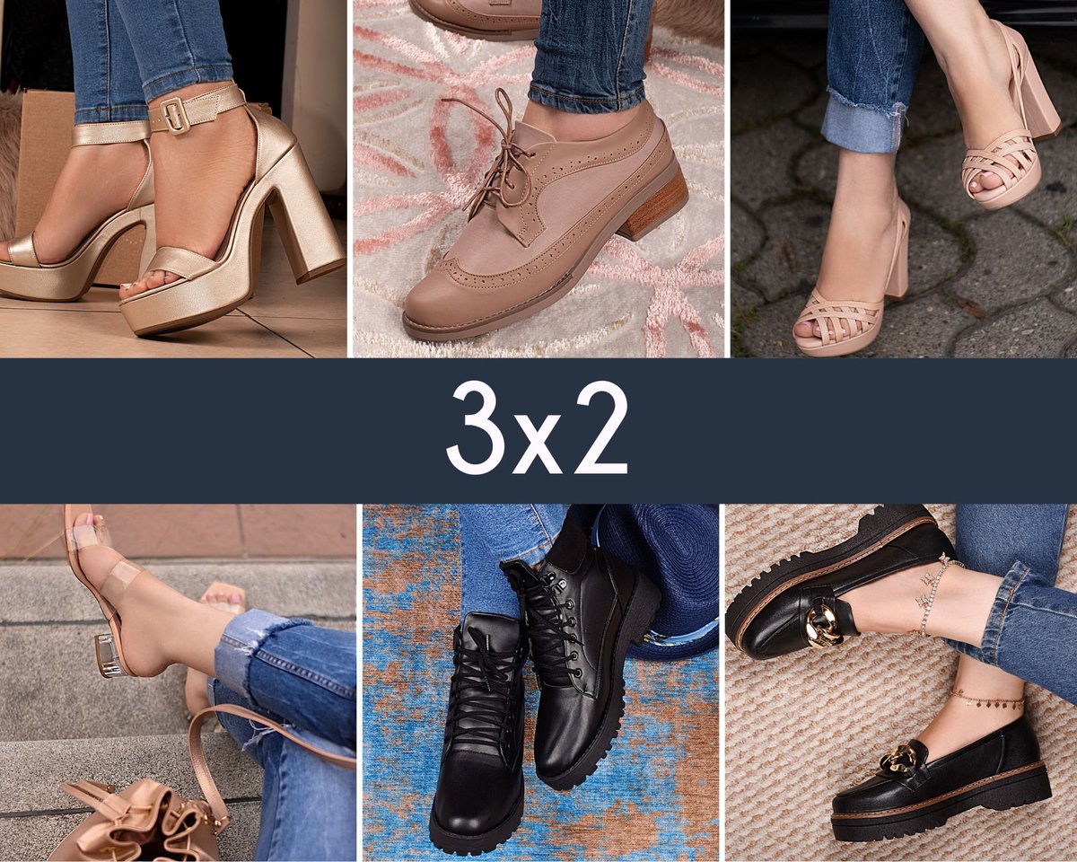 coleguini's tweet photo. ¡Una promoción que solo lanzamos una vez al año! 💫 Llévate el 3er par GRATIS.  💃  ¡Aplica a todos los zapatos de la tienda! ❤️ https://t.co/DUUowxzNj7