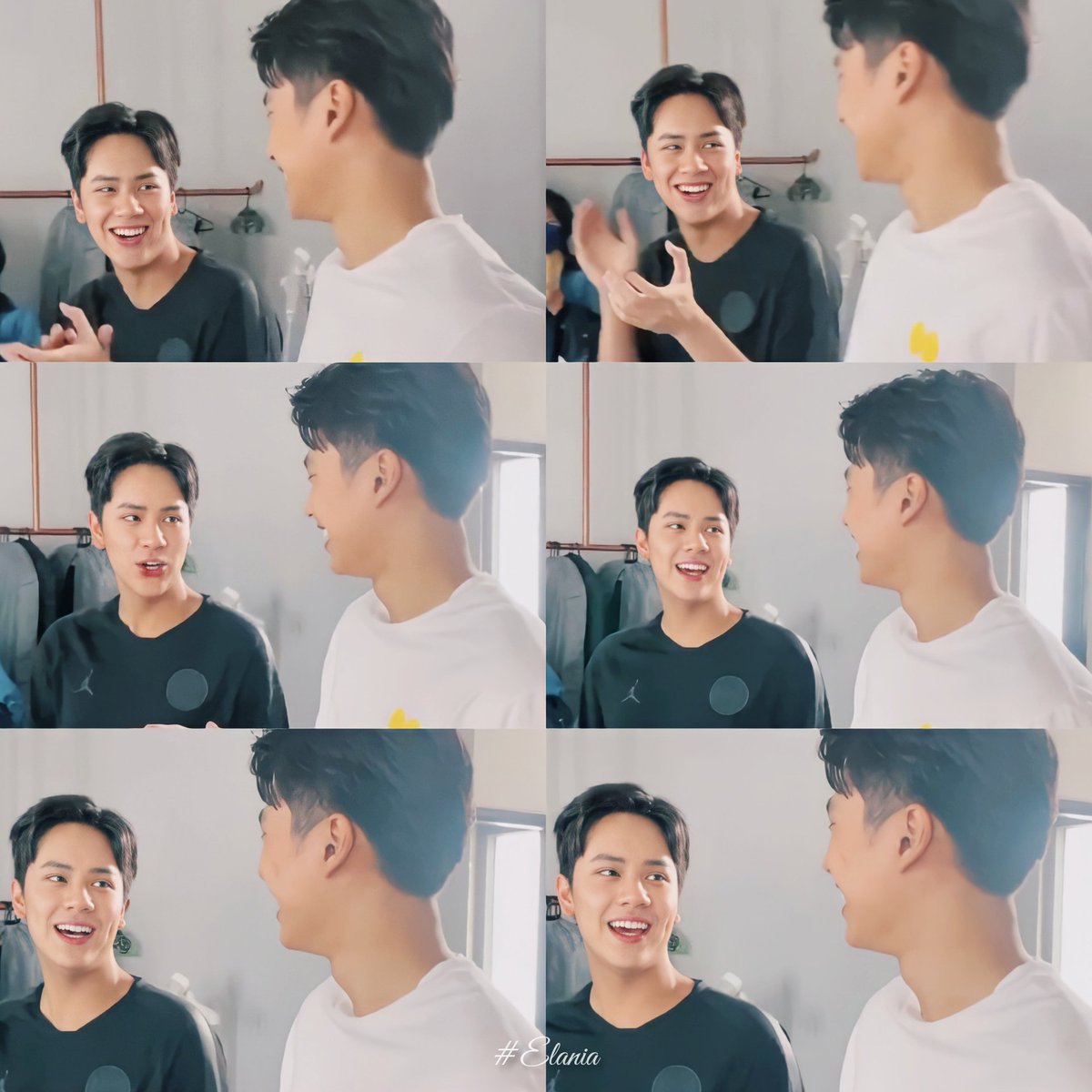 Moonisdanna's tweet photo. Ohm can't stop cute smile when look at Nanon sing for him 🥺🥺💚❤️
Cưng quạaaaaa chòi 🥺

#HappyOhmDay22 
#OhmNanon 
#ohmpawat 
#mynameisnanon 
#โอมนนน https://t.co/ncp1xaMLEg