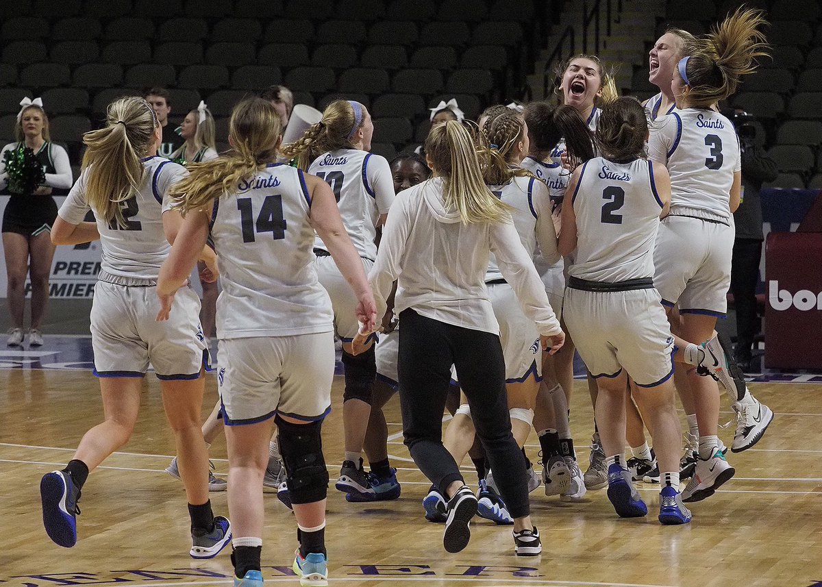 Women's basketball will play tomorrow night in the NAIA Women's Basketball National Championship Finals against Dordt at 8:00 pm on ESPN3. <a href="/TMWBasketball/">Thomas More Women's Basketball</a> 

#LetsGoSaints