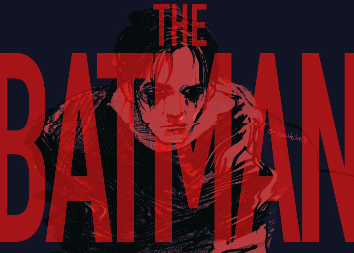「THE BATMAN見た記念 すごい好きでした
バットマン映画みたの初めてなので」|中原たか穂のイラスト
