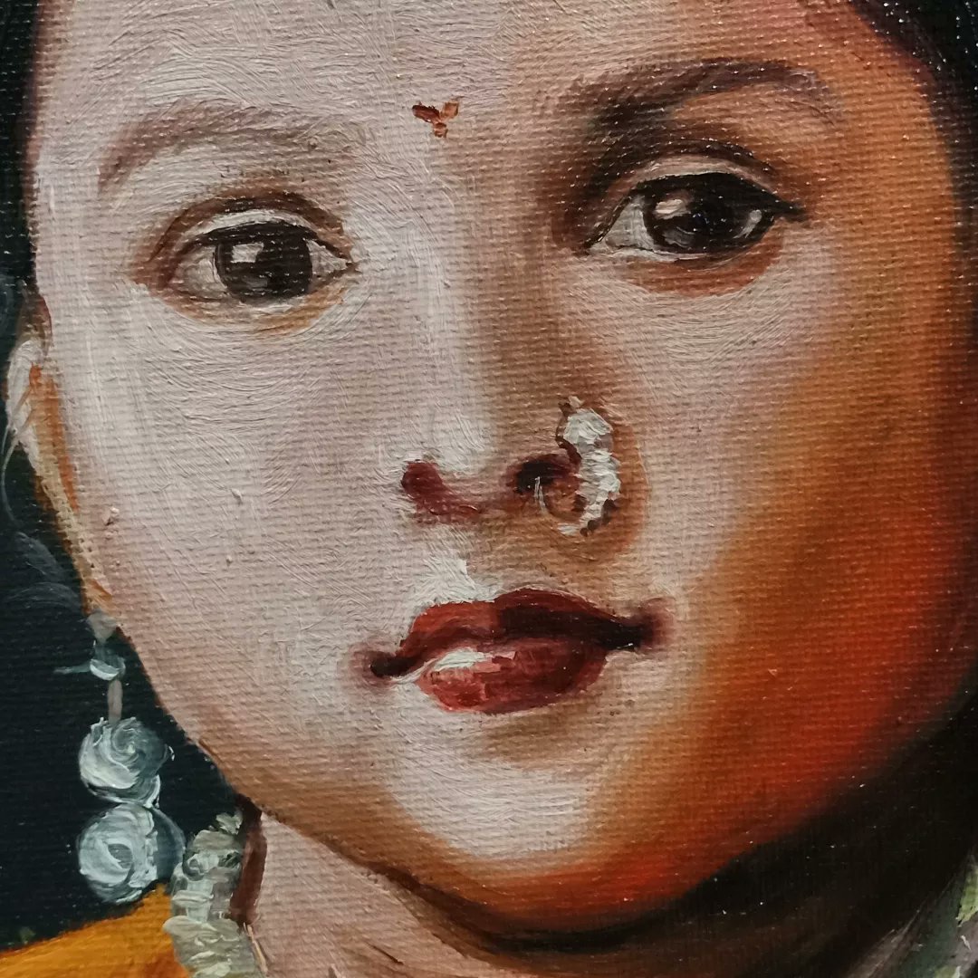 artab2000's tweet photo. Oil painting 
#art #ArtistOnTwitter #Artist #painting #oilpainting #Delhi #girl https://t.co/eT8jWsMMgn