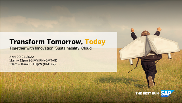 CynQuah's tweet photo. Don’t miss key insights to swing from crisis to growth in a purposeful and profitable manner. Find out how to secure long-term success. Get updates from SAP on 2022’s renewed Business Transformation Playbook for SEA. Learn More: https://t.co/u3svLMVDeN https://t.co/ajKphG3vJT https://t.co/uCTbhfzd3O