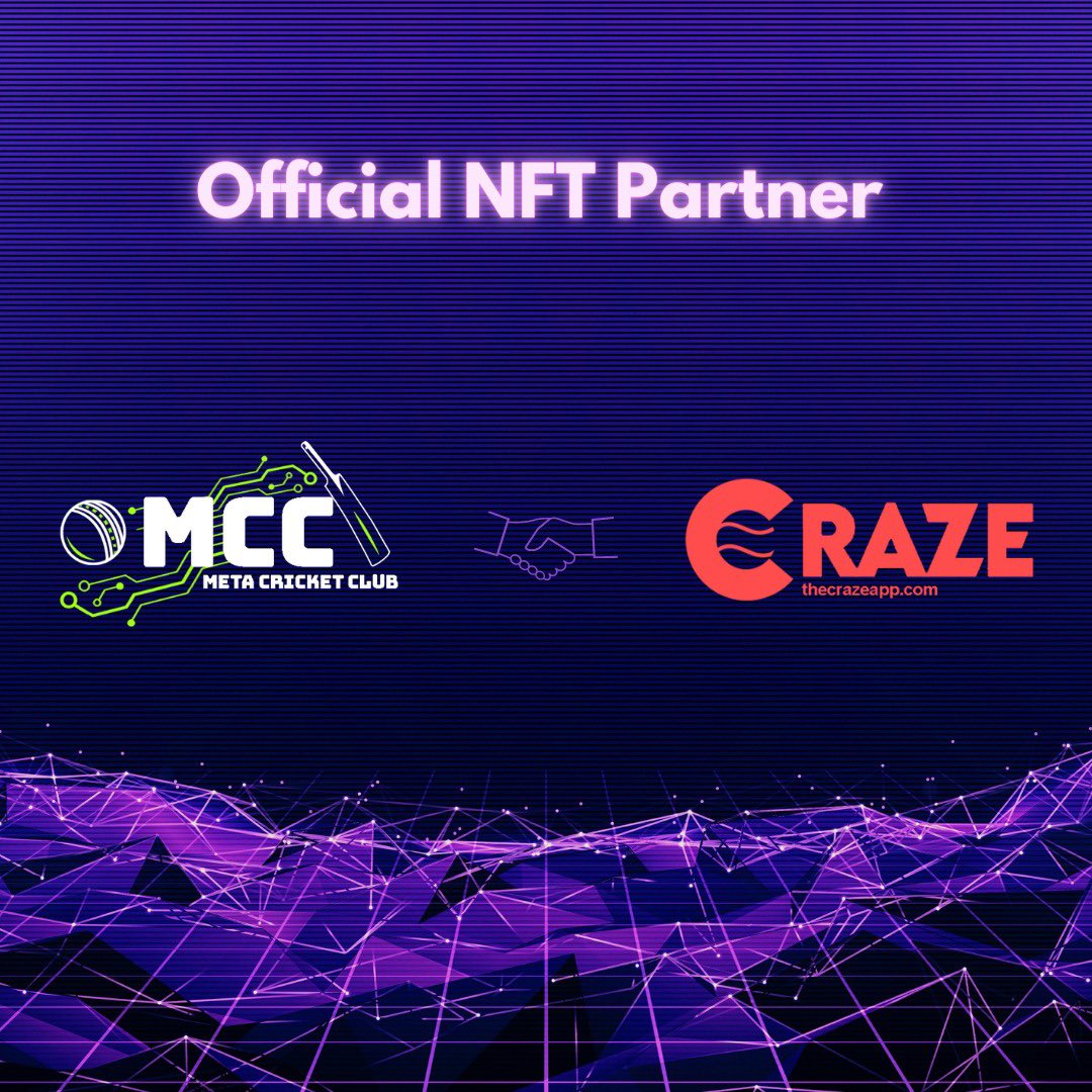 the_cricmonks's tweet photo. Big things happening in the MCC!

First we launched our partnership with Craze

Next we raised the bat again, bringing up 500 followers on Twitter!

To celebrate we’re giving away 10 whitelist spots for our drop!

- Follow @MetaCricClub &amp; @thecrazeapp 
- Like &amp; RT
- Tag 3 friends https://t.co/BrcFVCQusD