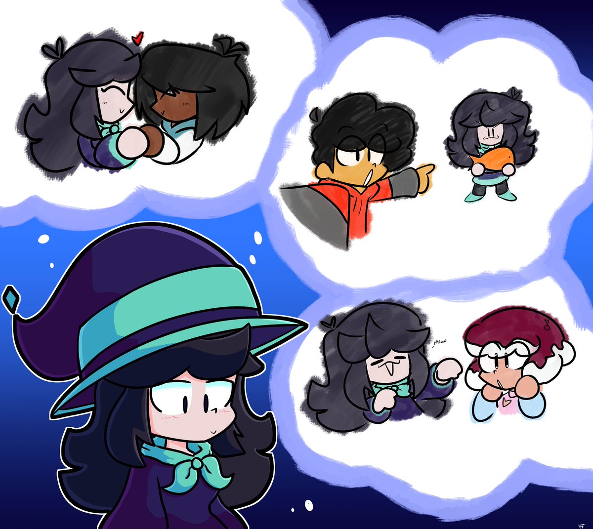 Jayfii_'s tweet photo. She's thinking of all the friends she's made :>
#LillyCollab https://t.co/W6GRRravWB