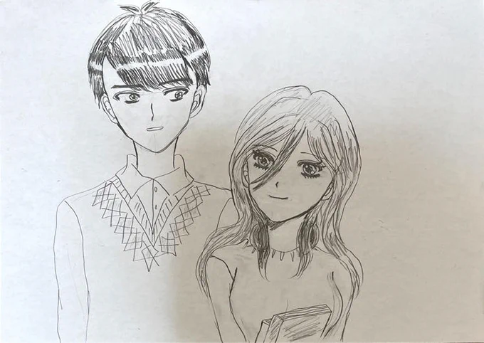 描いてみた(適当に)

#イラスト
#五等分の花嫁 
#中野三玖 
#五等分の花嫁イラスト  https://t.co/UFpxYGzM6D 