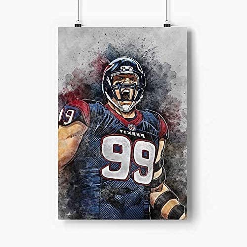  Happy birthday Eriksen\s Store Wall Decor Jj Watt Poster Print
 