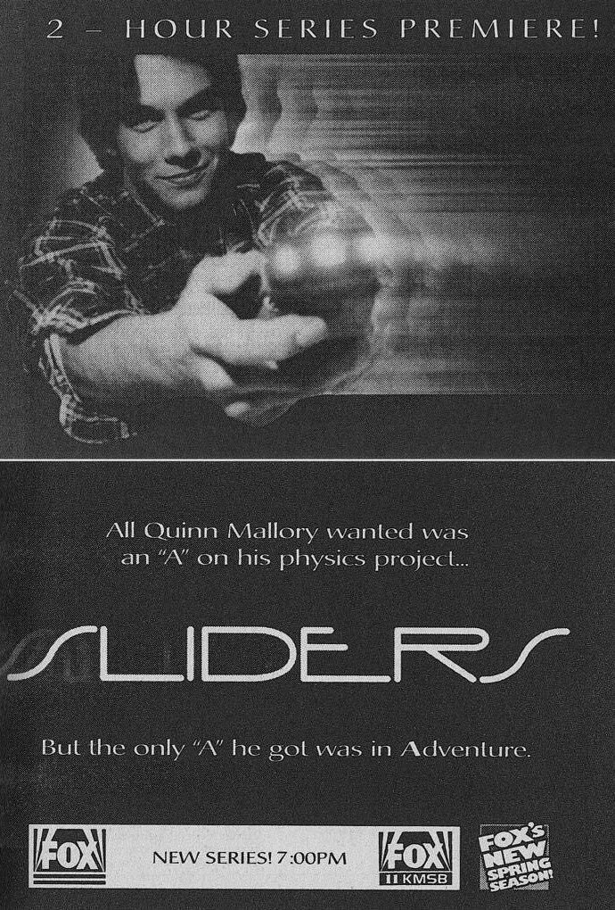 k50cullen's tweet photo. In 1995 and 27 Years Ago, #Sliders premiered on @FOXTV on this day and I think there is a Revival in the works RT and Like if you love this show. (@MrJerryOC, @CleavantDericks, #SabrinaLloyd, #JohnRhysDavies, @kariwuhrer, #CharlieOConnell, #RobertFloyd, @TembiLocke, https://t.co/WqDEtj8FsS