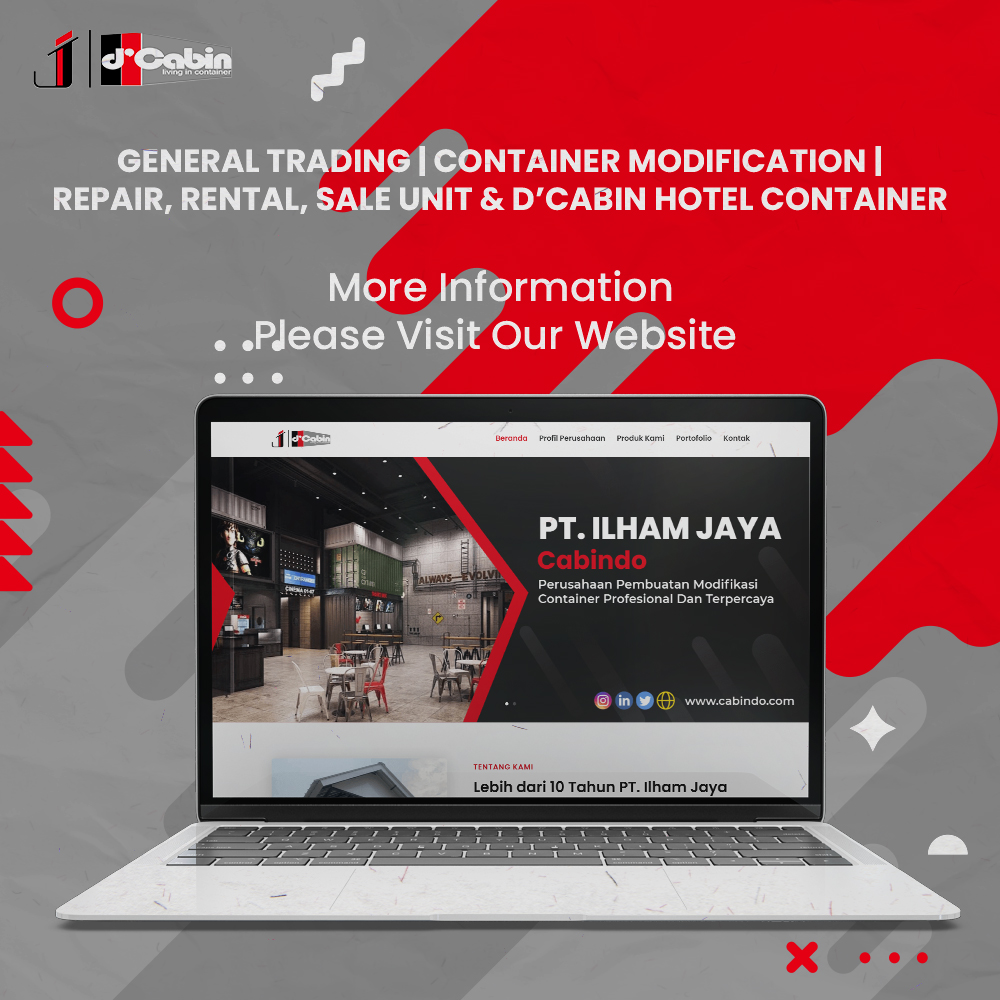 PT_IJC's tweet photo. Selamat datang di PT. ILHAM JAYA Cabindo
( General Trading | Container Modification (Port a Camp) Repair | Rental &amp; Sale Unit ) READY STOCK! BARU / SECOND. Kami berharap dapat bekerja sama lebih lanjut dengan Anda. https://t.co/kdxeIzn2gk https://t.co/pakOko8dQ4
