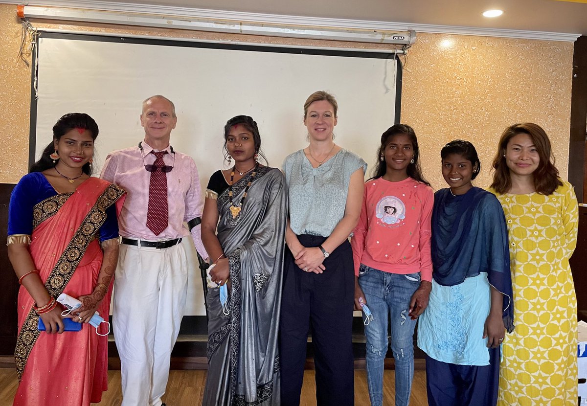 UKinNepal's tweet photo. Local communities and leaders in Madhesh Pradesh understand the importance of investing in educating girls. Their hands on support has been key to the success of 🇬🇧 Marginalized No More programme to improve #girlseducation in #Nepal’s Musahar community. 

#MNM2022 @streetchildnp https://t.co/F0FFiZm9Uw
