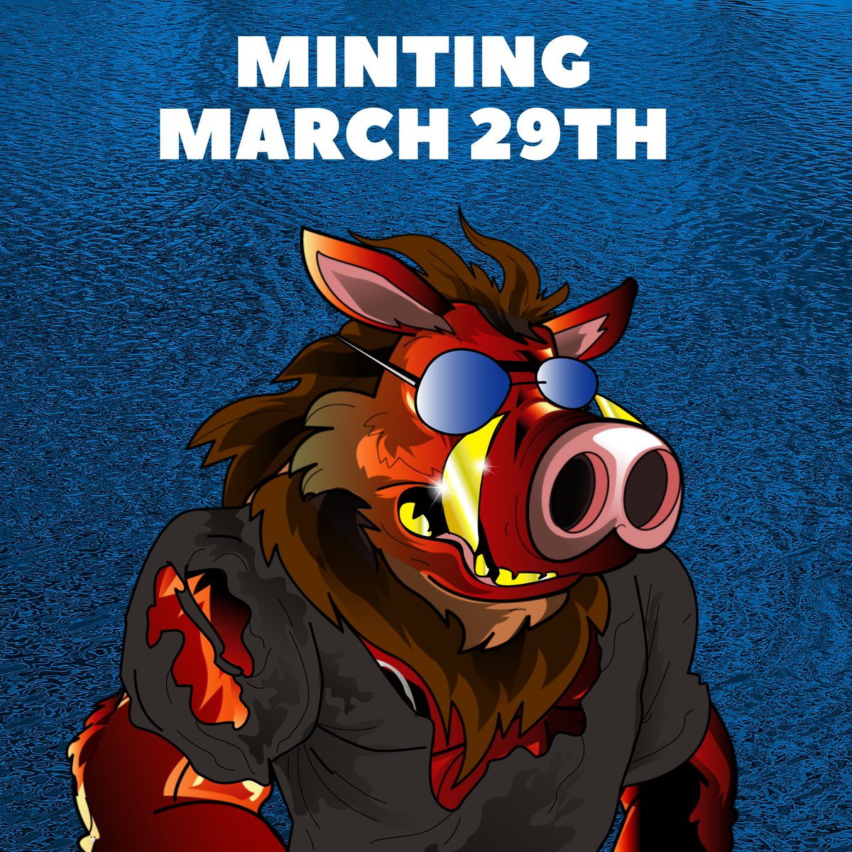 boarsgonewild's tweet photo. 🚨 Minting Tuesday, March 29th 🚨 

Only 7 days until you can mint an OG Boar! Want to mint before everyone else?
Join our discord to get on our whitelist.

#crofam #NFTs #nftcreator #cronos https://t.co/wTErcbHaBd