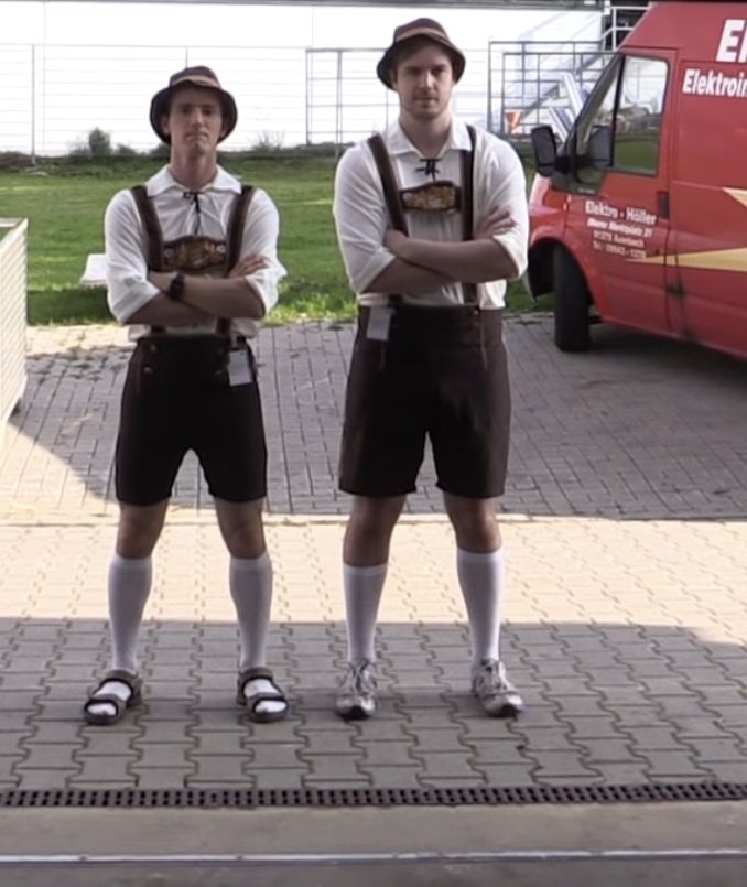 <a href="/linusgsebastian/">Linus LinusMediaGroup</a> Lingenmeister Media more like Lederhosen Media