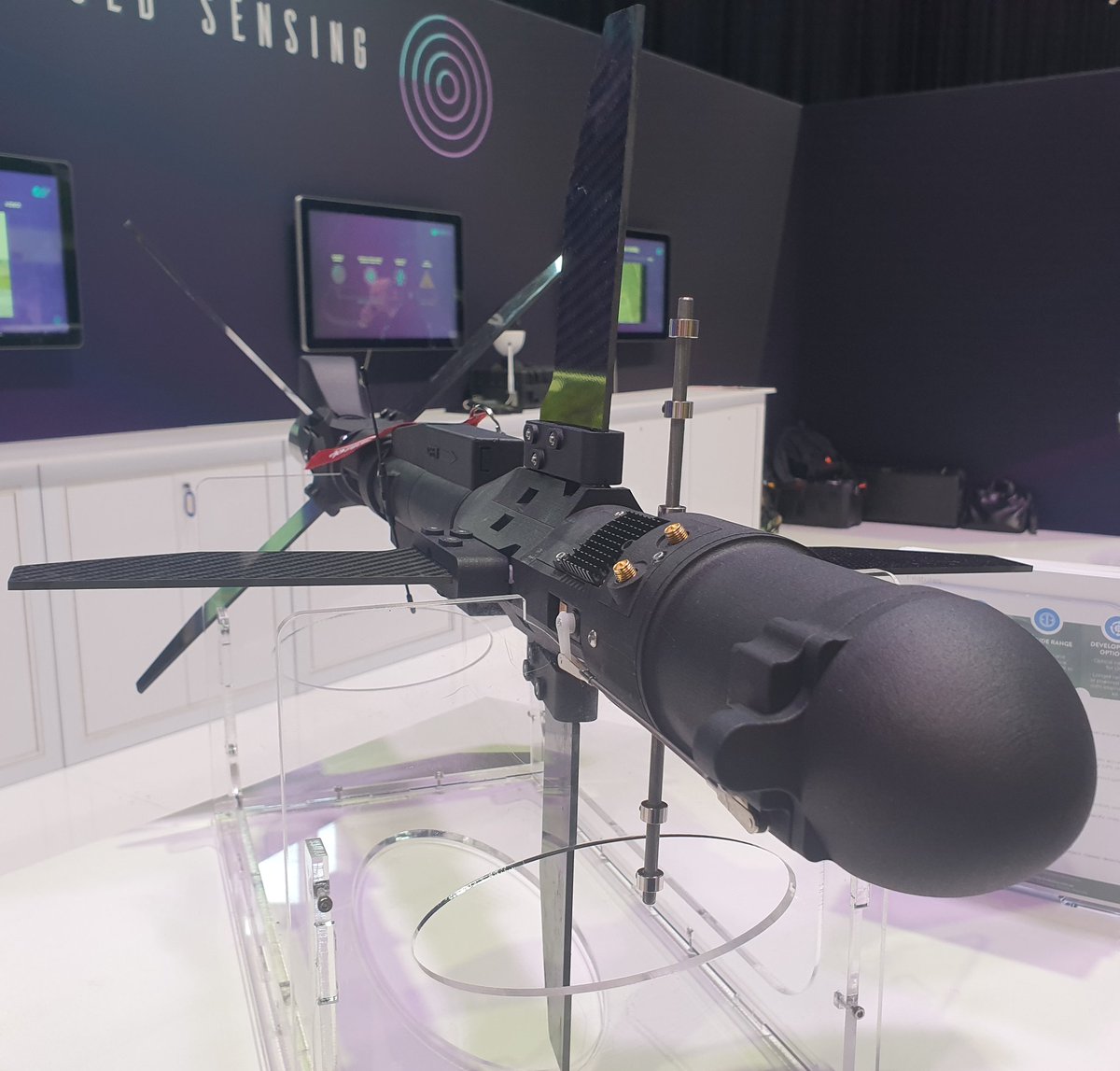 keirinjoyce's tweet photo. Check out the #OGRE from #C2Robotics at #ASPCon22. It's prototyped in Melbourne, is precision guided optically (w/out GPS), and uses other 🇦🇺 components like @CubePilot Purple. Rad.
Such a great concept for generating cheap, massed kinetic effects!
@TheCentralBlue @ASPC_Australia https://t.co/CUDI1tKgXJ