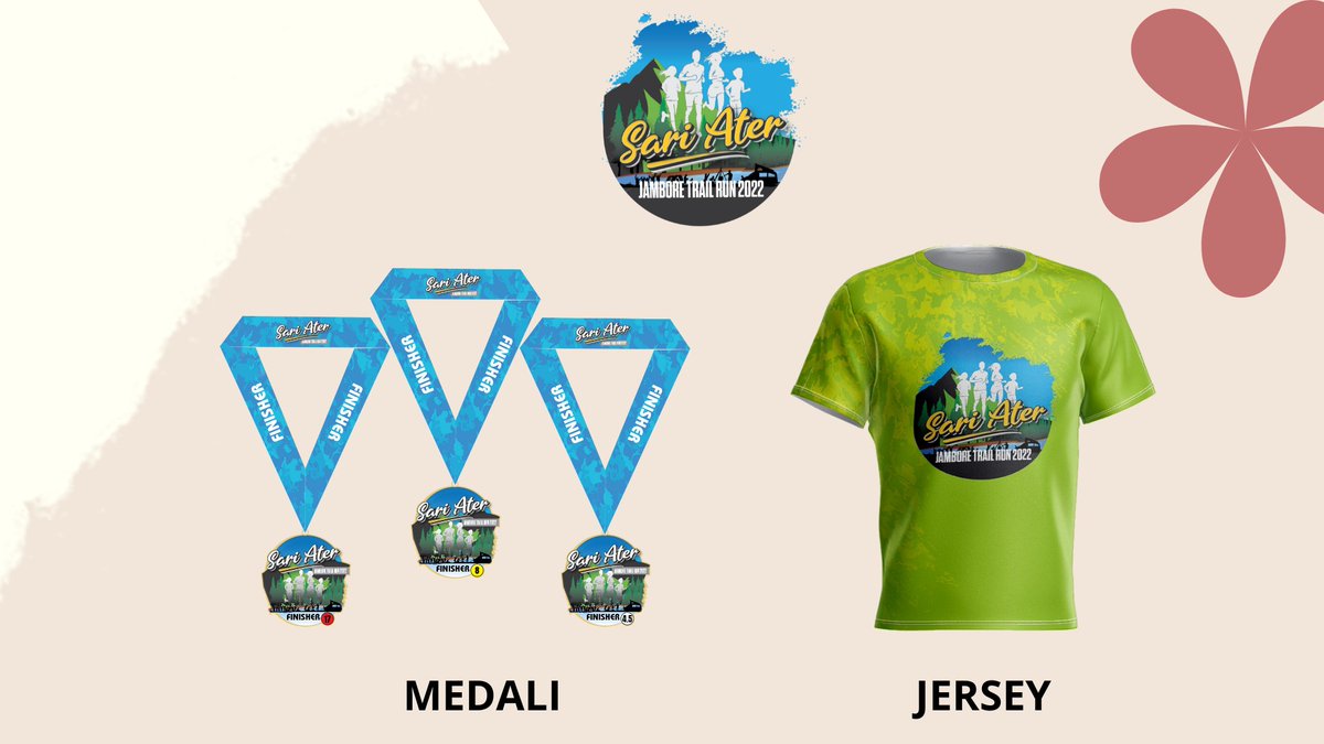 Medali 🏅 Sari Ater - Jambore Trail Run • 2022