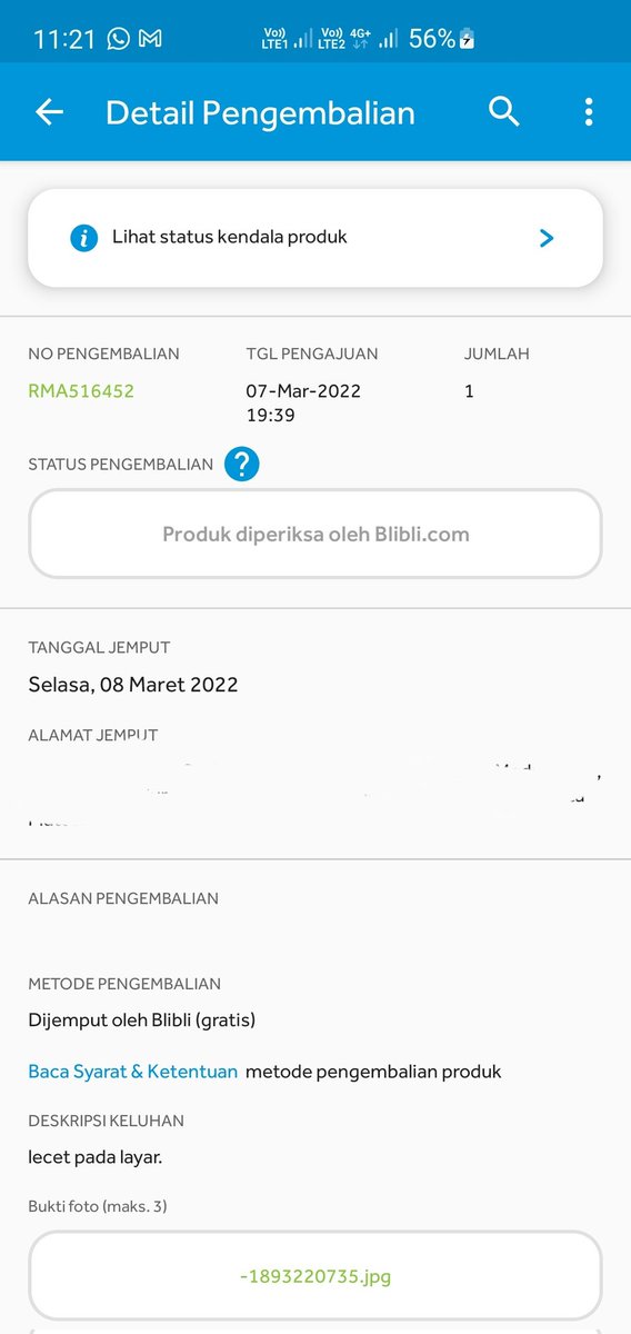 Irwan88Lie's tweet photo. @herrysw @samsungID Parah sekali @BlibliCare @samsungID dari tgl 7 sampai skrg status nya msih juga tidak berubah. Confirm ke CS hanya bilang akan di teruskan akan di prioritaskan dsb nya. https://t.co/EbjzIq73cN