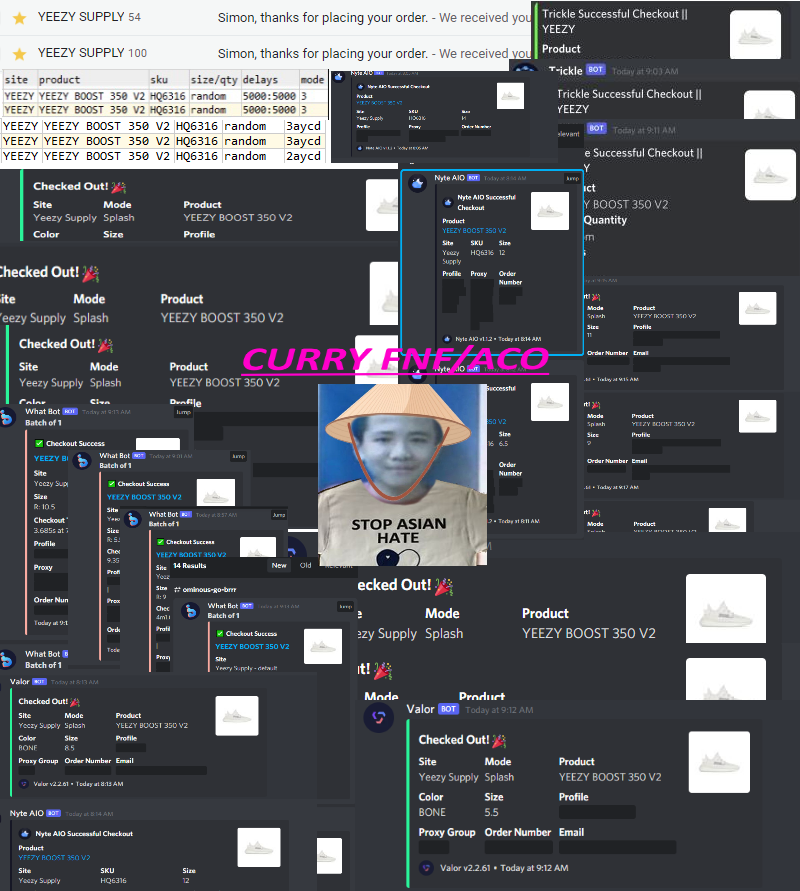 Curry FNF / Curry ACO (@curry_fnf) on Twitter photo ποΈπ Movie? β οΈ
250+ Yeezy 350 Bones
Runners:
<a href="/pk_kickz/">Pk</a>
<a href="/WashedUpRei/">Rei</a>
<a href="/akaSandMan_/">SandMan γ</a>
<a href="/DaijoubuSole/">Daijoubu.Sole</a>
<a href="/ChrisMusg/">Chris</a>
<a href="/gursheyz/">Sandip</a>
<a href="/ChefEggMan/">chefegg</a>
Proxies:
<a href="/Gravityproxies_/">GravityProxies</a>
<a href="/breadproxies/">breadproxies</a>
<a href="/KermitProxies/">Kermit Proxies</a>
Servers:
<a href="/Sauceservers/">Sauce Servers</a>
Cook Group:
@SofloSupply
<a href="/CURRYFNF/">CURRY FNF</a> ποΈπ Movie? β οΈ
250+ Yeezy 350 Bones
Runners:
<a href="/pk_kickz/">Pk</a>
<a href="/WashedUpRei/">Rei</a>
<a href="/akaSandMan_/">SandMan γ</a>
<a href="/DaijoubuSole/">Daijoubu.Sole</a>
<a href="/ChrisMusg/">Chris</a>
<a href="/gursheyz/">Sandip</a>
<a href="/ChefEggMan/">chefegg</a>
Proxies:
<a href="/Gravityproxies_/">GravityProxies</a>
<a href="/breadproxies/">breadproxies</a>
<a href="/KermitProxies/">Kermit Proxies</a>
Servers:
<a href="/Sauceservers/">Sauce Servers</a>
Cook Group:
@SofloSupply
<a href="/CURRYFNF/">CURRY FNF</a>