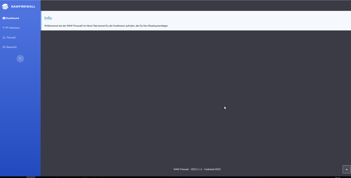 RawNetworks's tweet image. Ich arbeite gerade aus #JustForFun an einem kleinen #Firewall Interface das über der Console gestartet werden kann. Über z.B Port 9015 kann ich das #Webinterface erreichen und dort #Regeln eintragen die direkt auf den Server eingetragen werden. #HomeServer #StaticIP #Routing