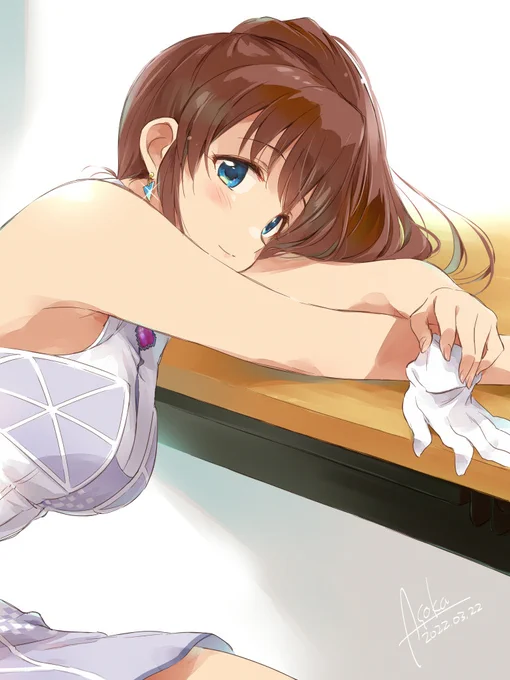 佐竹美奈子な日2022
#imas_ml #ミリシタ #佐竹美奈子

ピュアワンピースを着せようと思っていましたがEIEN_BITに
ちょっと盛りすぎた感…… 