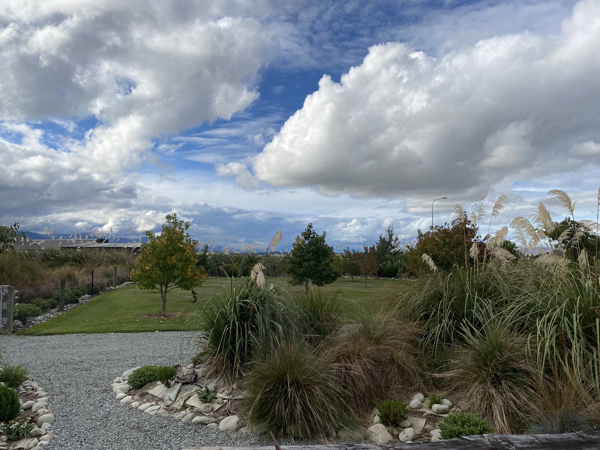 End of day - time to relax and enjoy the view