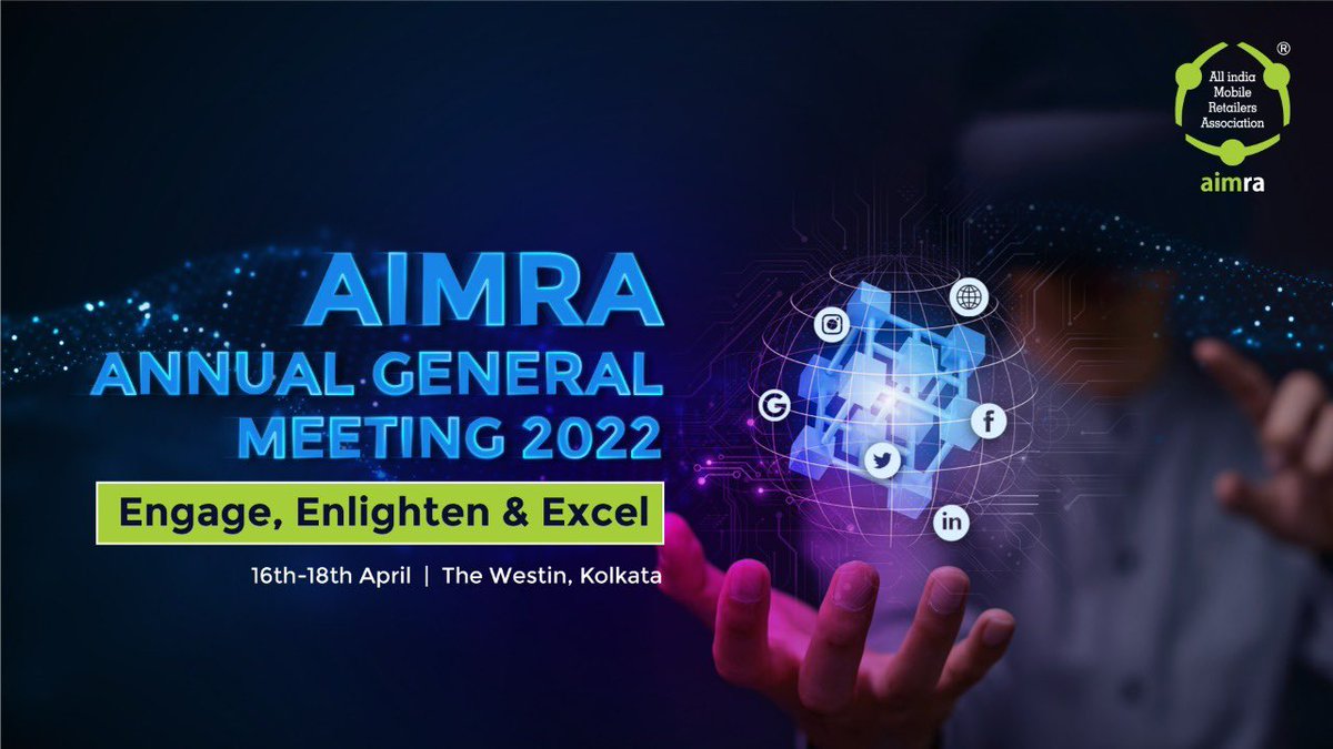 AimraIndia's tweet photo. 8th edtion of #AIMRA_AGM_2022 its announcement and readiness for the extravaganza to be organised at the elegant city #KOLKATA. The entire team is all geared up for this physical connection after a long time. @PiyushGoyal @EconomicTimes @saurabhtop @DainikBhaskar @DailyhuntApp https://t.co/rMLf6DyXT0