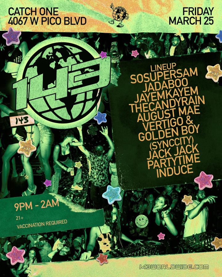 ⚠️ not a drill ⚠️ 
143 is this Friday!