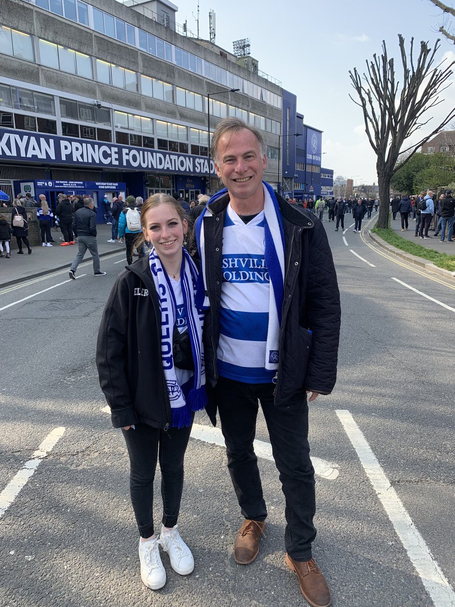 ⁦<a href="/QPR/">QPR FC</a>⁩   My daughter and I enjoyed our day in W12 on Sunday.   However certainly not the performance we were anticipating but suppose just means we have to return again from U.S. next season.   U R’ss.