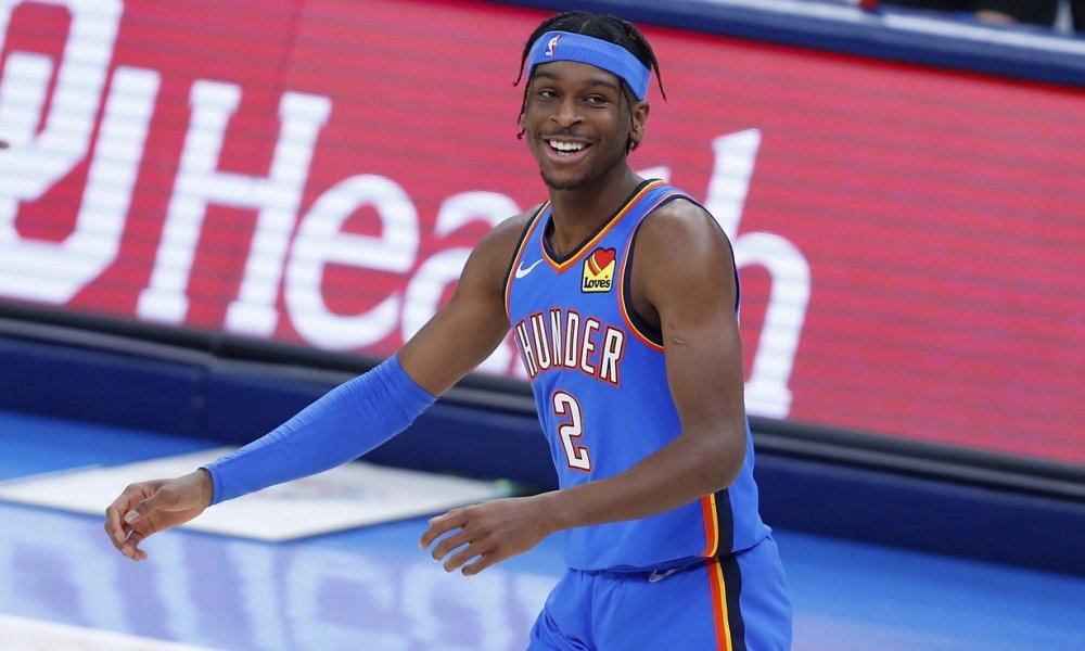 RoundTheRim's tweet photo. SGA tonight (3/21):

31 PTS
13/23 FG
4/4 3PT
9 AST
5 REB

Against the current best defense in the league. 😳 https://t.co/vb25rOZ5Ne