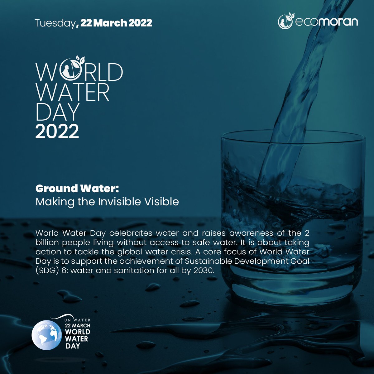 EcoMoran's tweet photo. Water consumption has risen to a rate of over 2x that of global population growth over the last century.Millions of people lack access to basic drinking water services.Optimizing water usage can reduce water withdrawals from local water sources
#WorldWaterDay2022 #EcoMoran #Water https://t.co/Xq1uvNocHT