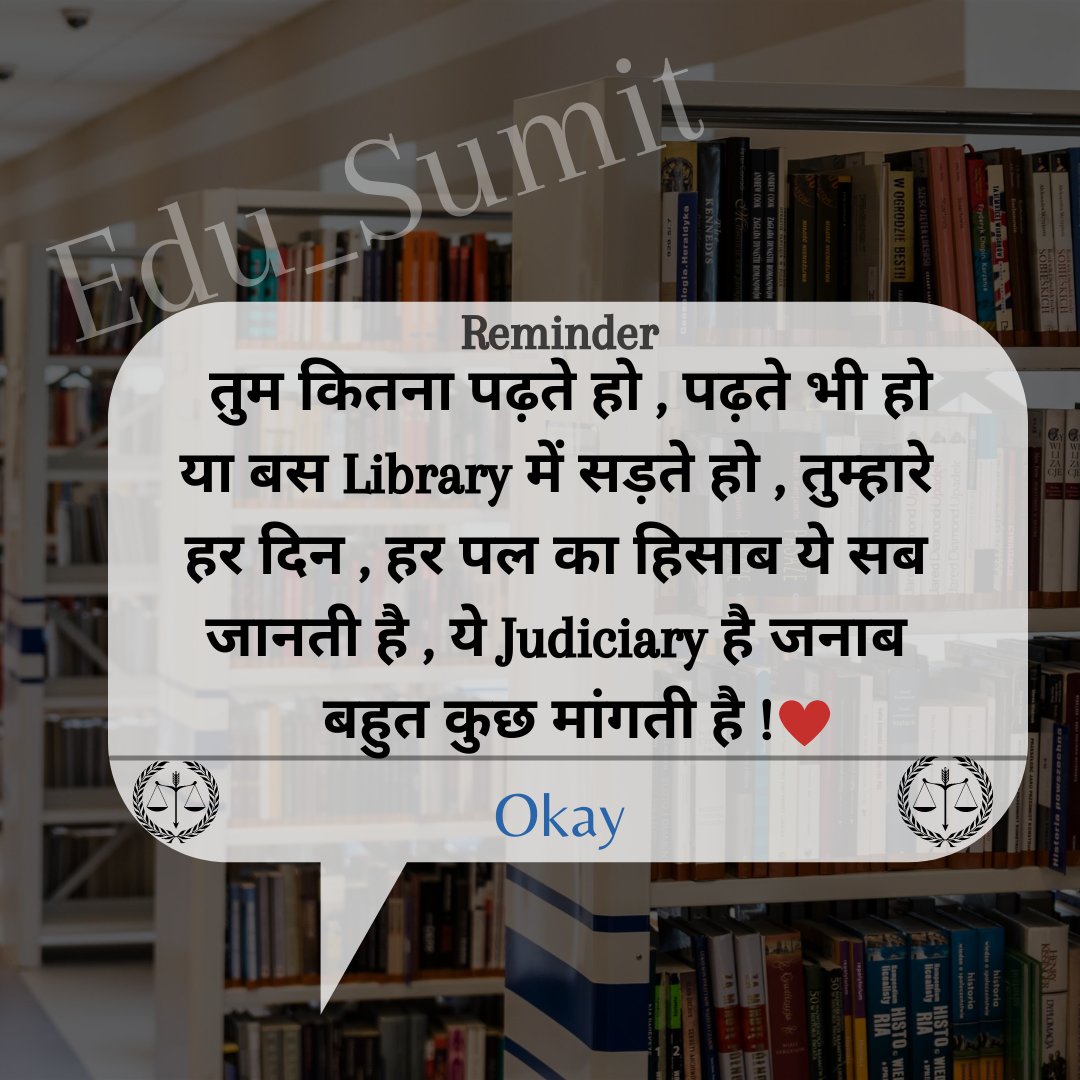 edusumit11's tweet photo. #Judiciary #Judiciarymotivation #viral #viralpost #Motivation #Lawstudents #Edu_Sumit https://t.co/wqhSNjktgZ