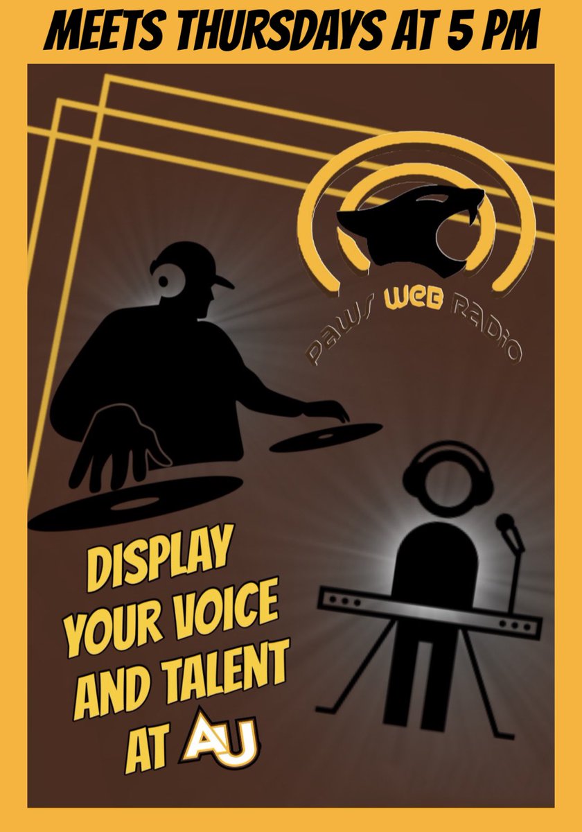 AU PAWS Web Radio is the club to join if you’re looking to host a podcast of your own by yourself or with friends here at Adelphi! Meetings are on Zoom every Thursday at 5 PM. We welcome any new members!
