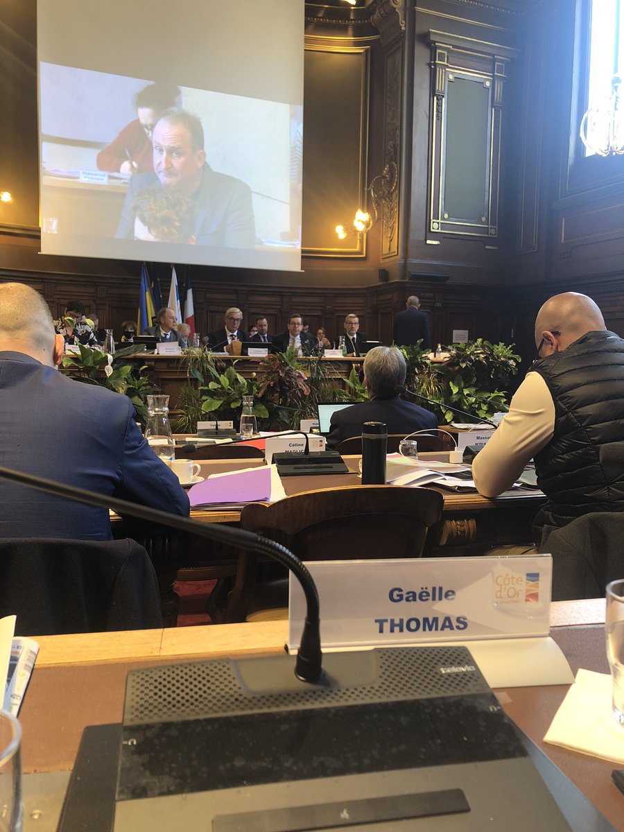 Conseil Départemental avec le groupe Côte d Or Terre d avenir . #ensemble #convictions