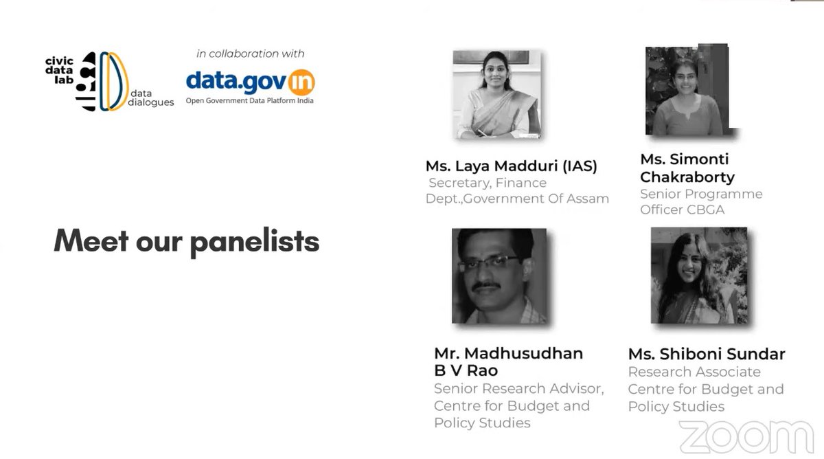 DataPortalIndia's tweet photo. Ms. Laya Madduri, Secretary, Finance Department, Government of #Assam joined the panel discussion on 'Opportunities with Assam Budget Data' @CivicDatalab @DataPortalIndia #OpenData #AssamDataDialogues #assambudget2022 #BudgetData
#Live at https://t.co/9s1PfrvU69 https://t.co/jwDmhimvXt