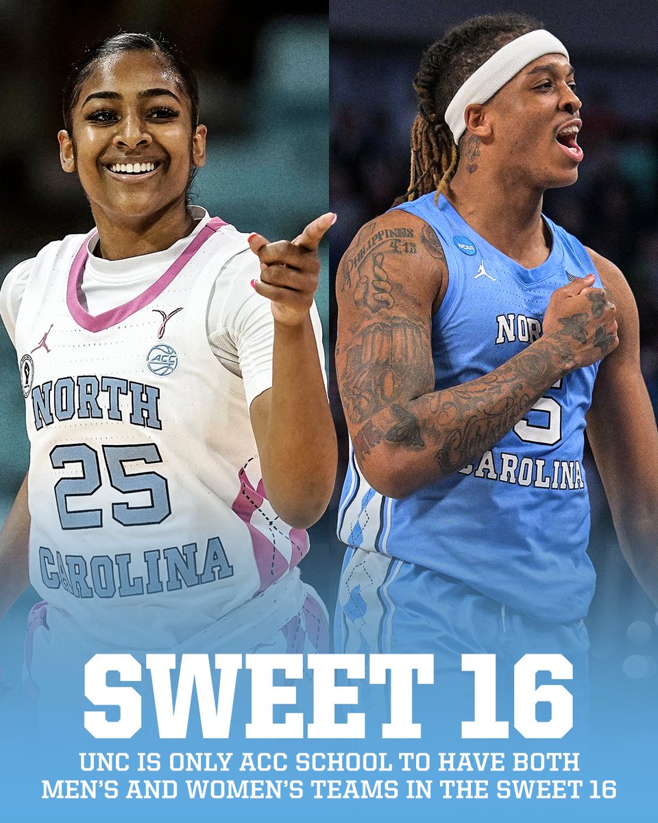 𝙏𝙒𝙊 𝙎𝙒𝙀𝙀𝙏 🐏

<a href="/uncwbb/">Carolina Women's Basketball</a> ✘ <a href="/UNC_Basketball/">Carolina Basketball</a>
