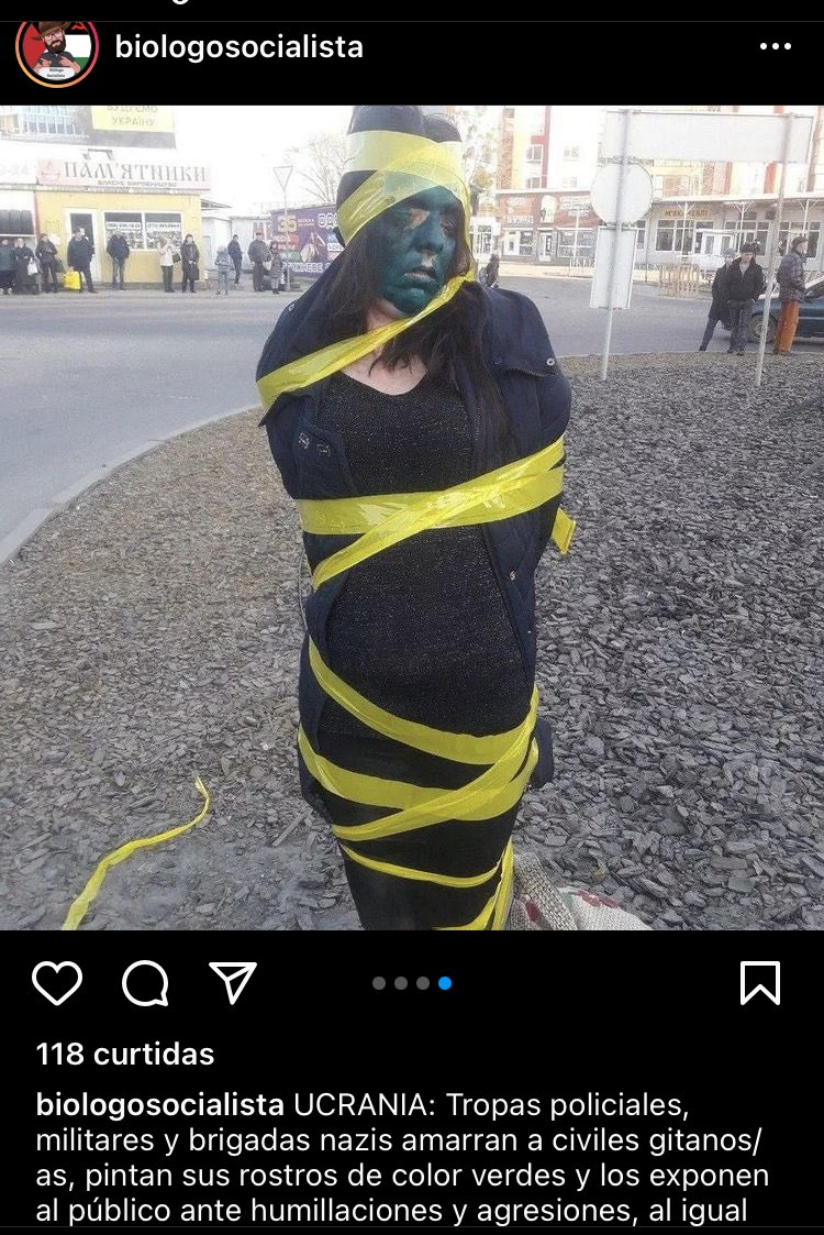 canaldacidadan1's tweet photo. O Exército Nazista Ucraniano tortura e humilha os moradores que são dê origem Russa. https://t.co/R6uUDRFzKs