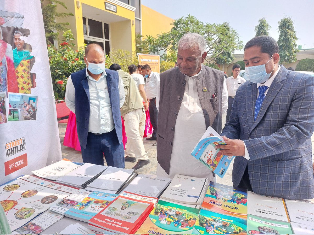 streetchildnp's tweet photo. Mr. Nawal Kishor Sah Honorable Minister for Social Development (Madesh Pradesh) visits the learning booth to understand more the #Marginalisednomore programme https://t.co/DllDnk2A1T