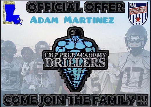 Blessed to receive my 2nd offer from <a href="/CMPprepacademy/">CMP Academy</a> so thankful 🙌🏾<a href="/declan_deyoung/">Declan DeYoung</a> @AdrianHynson <a href="/FBswarmfootball/">Flour Bluff Football</a> @UandU_Recruits