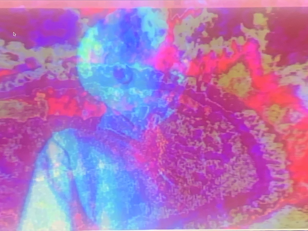 manfishrocks's tweet photo. Self portrait with meat suit removed. #space #popart #psychedelic https://t.co/A2JaThaw5P
