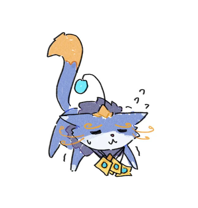猫的一天
#Yuumi 