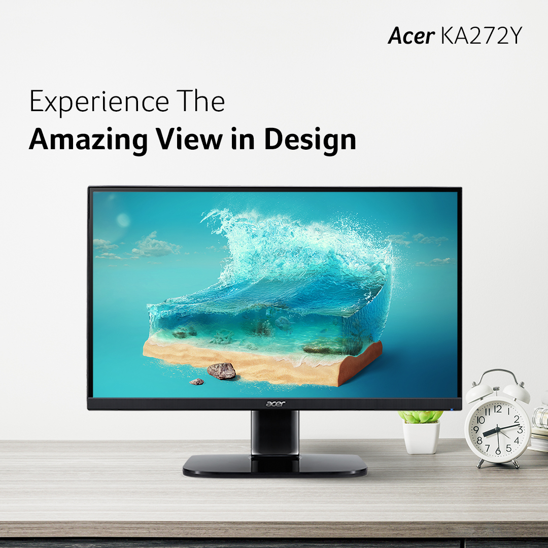 acerID's tweet image. Temukan sensasi menonton yang semakin nyata dan mengagumkan dilayar luas 27" inch dengan  teknologi layar IPS disply di Acer KA272Y.

Beli sekarang melalui Acer Store maupun Acer eStore dan dapatkan penawaran terbaiknya.

#AcerID #AcerMonitor